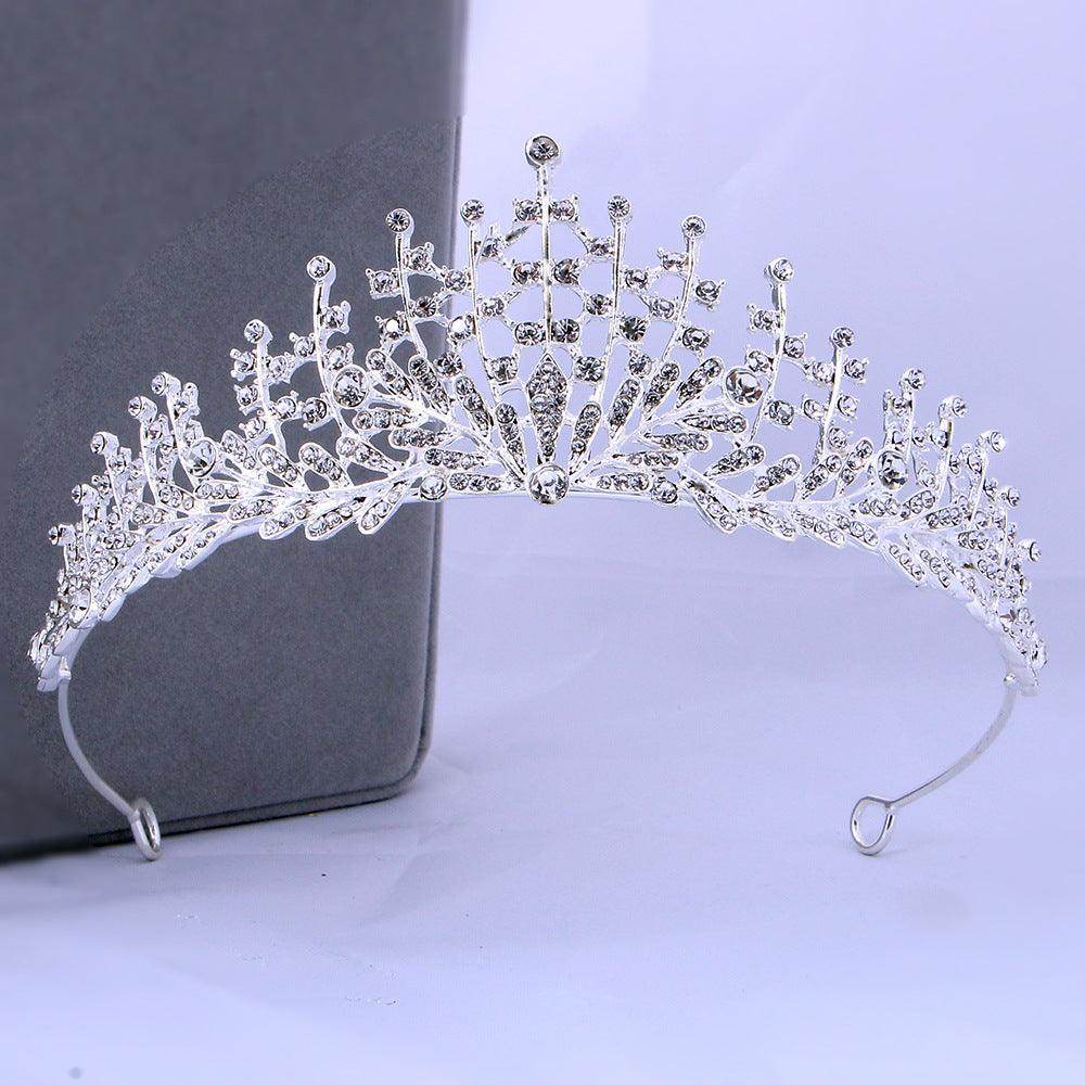 Bridal tiara Bridal Tiara Alloy bridal Tiara Headband Atmospheric Tiara 652188191347 - COCOMELODY